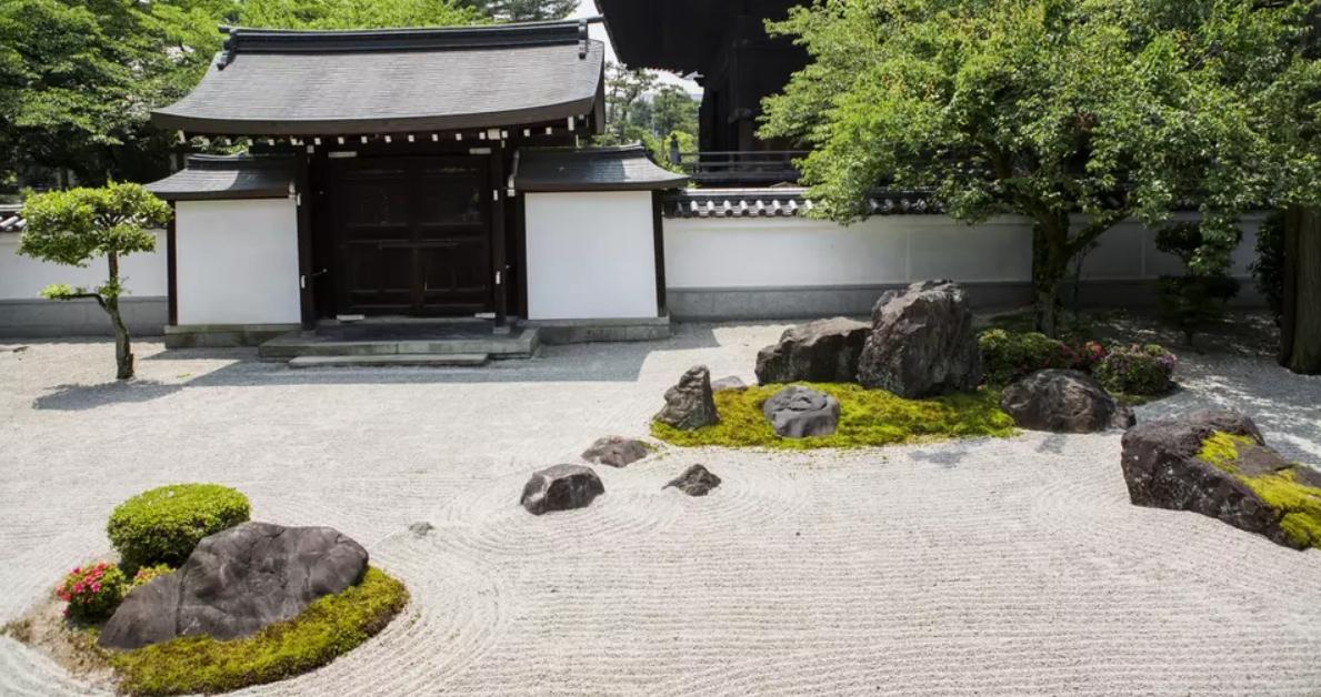 Сад камней - японский дзен-сад